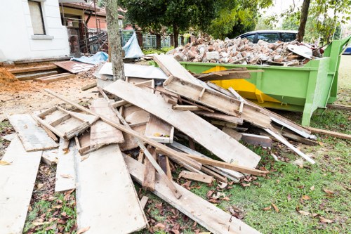 Professional flat clearance team at work in Barkingside