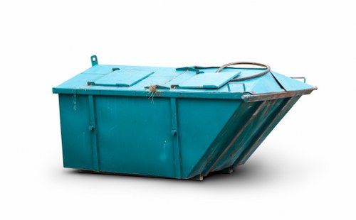 Company team and waste vehicles at a Barkingside site